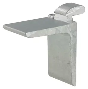 20 taquets en aluminium ton argent 11 à 14 mm pour étagère