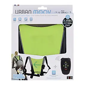 Gilet signalétique Led + Télécommande Urban Moov