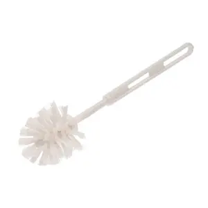 Brosse WC FIRST H.34,5 cm blanc