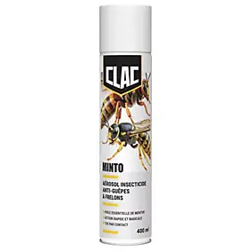 Aérosol guêpes et frelons 400 ml Protecta Clac