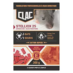 Appât pâte rats et souris Protecta 300g - 25 sachets