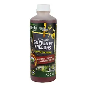Appât liquide piège à guêpes et frelons 500ml PROTECTA