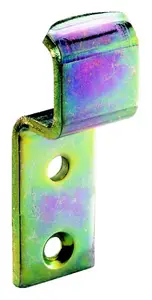 Support coude pour barre de sécurité 16 mm en acier bichromaté