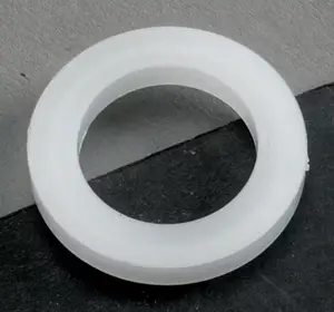 Lot de 4 rondelles blanches en nylon - Ø 14 mm