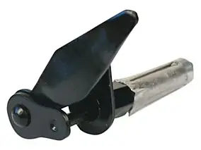Arrêt de volet cheville + butée Afbat acier l.105 mm