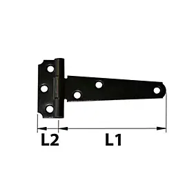 Penture légère ép.1,5 L.75 mm noir Afbat