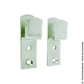 2 supports simples Afbat pour barre de sécurité de volets