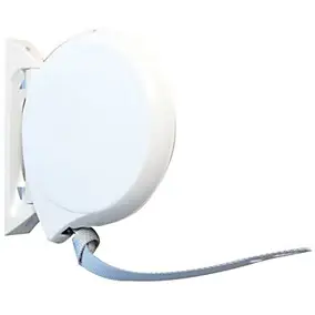 Enrouleur pivotant + sangle blanc 5 m