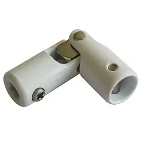 Genouillère 6 pans Afbat 10 mm blanc