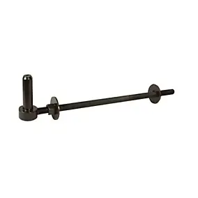 Gond de poteau traversant pour portail battant acier noir Afbat Ø14 mm L.300mm