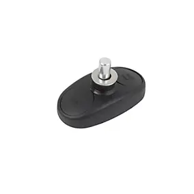 Crapaudine à visser pour portail Ø12mm Afbat noir