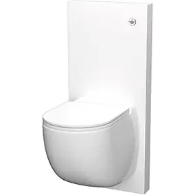 Pack WC suspendu broyeur blanc avec bâti et pompe de relevage intégrée, SFA Sanicompact Comfort Box blanc