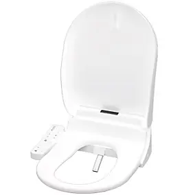 Abattant WC japonais lavant et séchant déclipsable blanc, SFA Saniseat