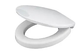Abattant WC PMR déclipsable blanc avec frein de chute, SFA Sanifix