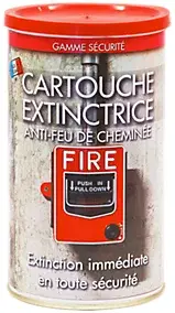 Cartouche extinctrice anti-feu de cheminée Pyrofeu
