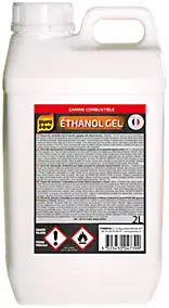 Ethanol en gel 96% Pyrofeu en bidon de 2 litres