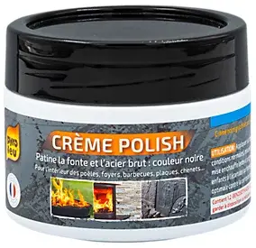 Crème polish noire Pyrofeu en pot de 200 ml