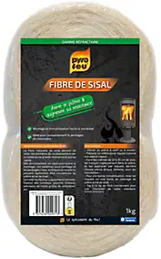 Fibre de sisal pour armer le plâtre en bobine de 1 kg