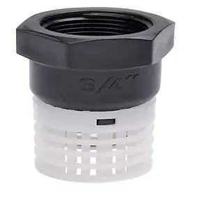 Clapet crépine plastic 20-27 coloris Blanc