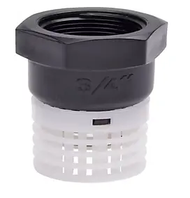 Clapet crépine plastic 33-42 coloris Blanc