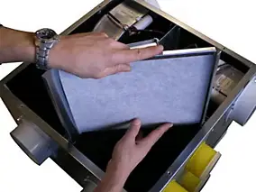 Filtre anti-bactérien à charbon pour VMC Autogyre Doféo295 x 260 mm