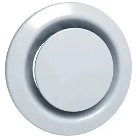 Bouche VMC Ø100 mm réglable pour extraction et insufflation, pour plaque de plâtre BEIP100, Autogyre