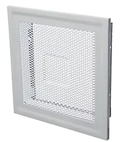 Grille d'air chaud pré-cadré 200x200 cuivre
