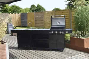 Cuisine extérieure complète avec housse