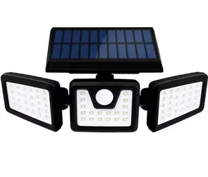 Projecteur solaire LED avec détecteur de mouvement 800 lm IP44