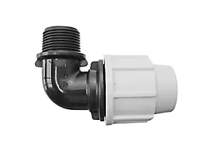 Coude fileté mâle Plasson ø32 mm - 26x34