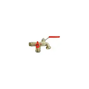 Robinet mâle double sortie Techno 20 x 27 mm