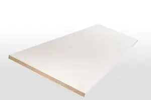 Tablette mélaminée blanche 2000X400X16 mm