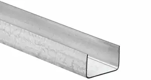 Rail en acier galvanisé, profilé en U - R70 3ML