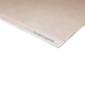 Plaque de plâtre Planodis BA13 standard CE, ép. 12.5 mm