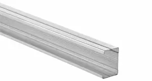 Lot de 10 montants métalliques en acier galvanisé - M48 2,50ML