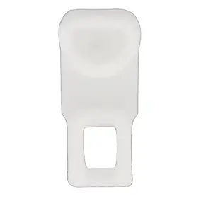 12 glisseurs pour rail rideau 24x16 mm blanc Mobois