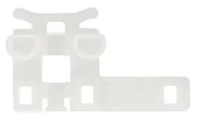 Conducteurs pour rail rideau 24 x 16 mm lot de 2 blanc, Mobois