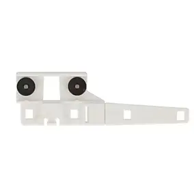 Conducteurs décorateur pour rail rideau 24 x 16 mm blanc, lot de 2 Mobois