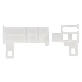 Kit poulie et glisseurs pour rail rideau 24 x 16 mm, 1 poulie + 2 glisseurs plastique Mobois