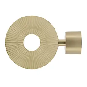 Embout disque pour barre à rideau métal doré Ø28mm Mobois