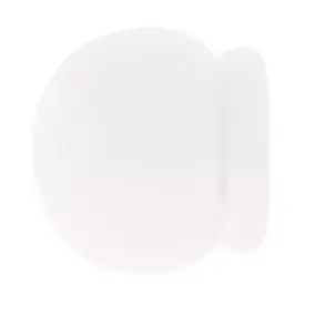 2 embouts anglais pour barre à rideau bois de hêtre blanc Ø2,8cm Mobois