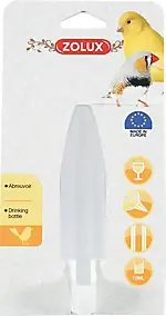 Abreuvoir pour oiseaux Zolux L.8 x l.4 x H.14,5 cm - contenance 0,07 L