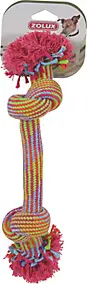 Jouet corde Zolux 2 nœuds 25cm pour chiens