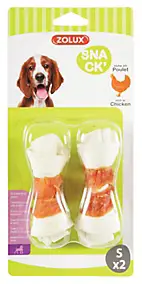 Os à mâcher au poulet S (lot de 2) Zolux snack
