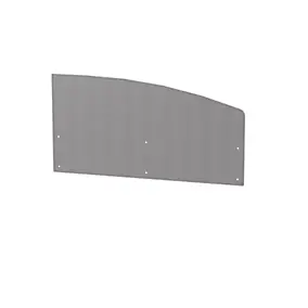 Crédence courbe droite inox Le Marquier