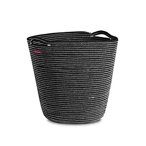 Panier à bûches déco Le Marquier Navy noir