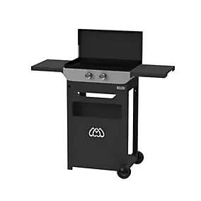 Plancha à gaz original 260 duo édition + chariot et couvercle inclus