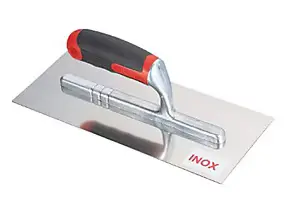Platoir lame rigide inox poignée bi-matière