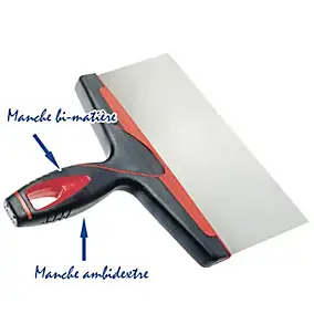 Couteau plaquiste à enduire inox Ocai L.20 cm