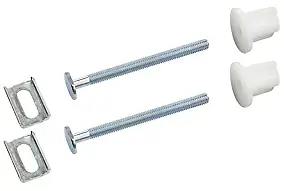 Fixation pour abattant WC tête ovale 6 x 75 mm